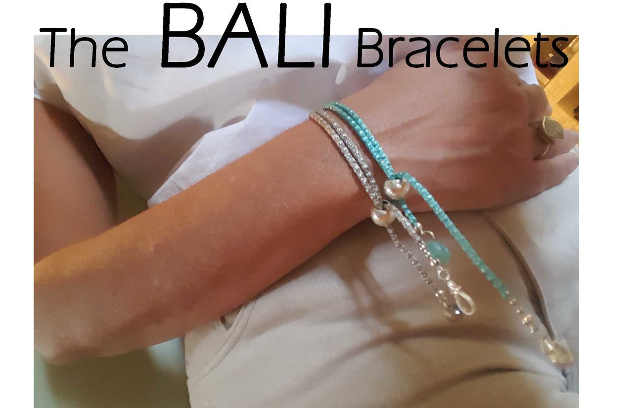 Product - 3814-(handmade-925-bali-sterling-silver-hinge-bracelets-with-mix- gemstones)